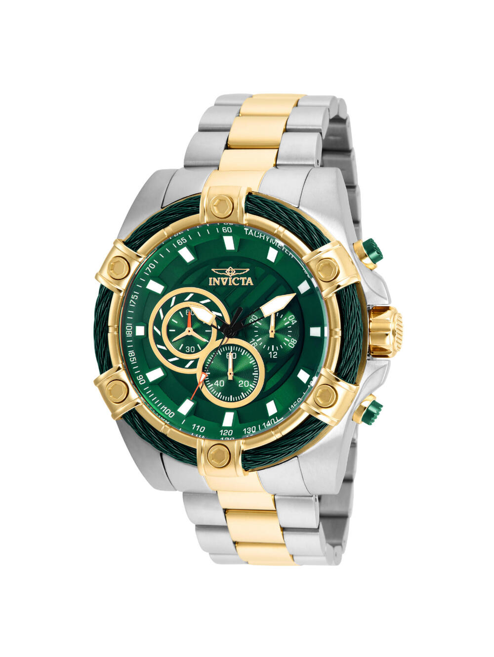 Invicta Bolt Ace Men's Watch - 52mm, Steel, Gold (25519)